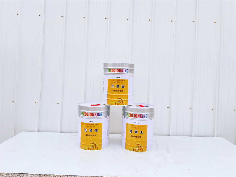 紅獅王-醇酸（suān）調和磁漆